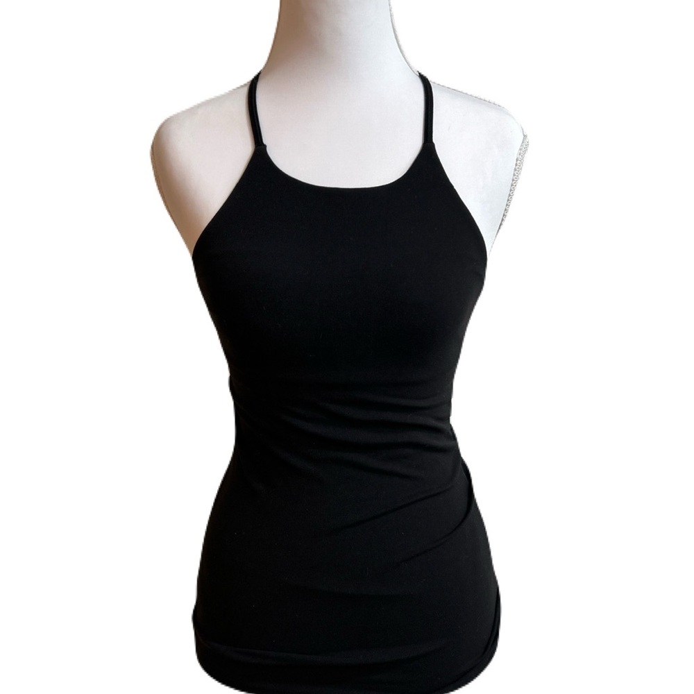 Lululemon Athletica Black Tank Top Cami Sz 2